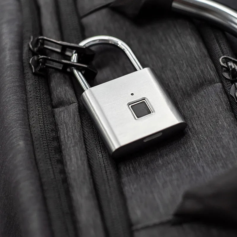 Kłódka zamek elektroniczny na odcisk palca wodoodporny inteligentny USB